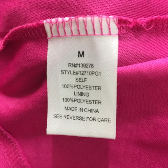 DANIEL RAINN Dark Pink Black Olive Print Tie Collar Cami Tank + Shirt - Picture 3 of 10